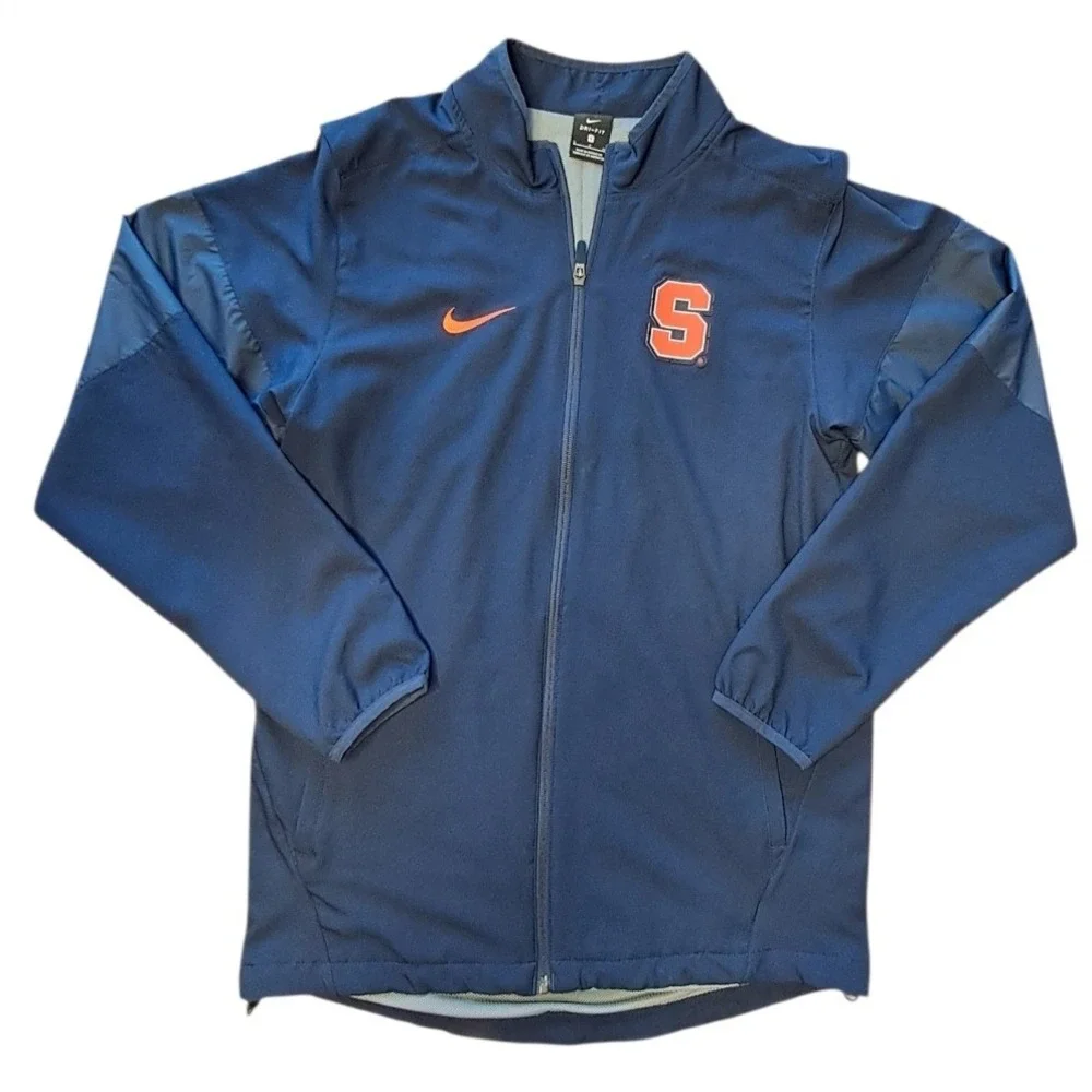 Nike Syracuse Orange Dri Fit Track Jacket Men's Small Full Zip Athletic
